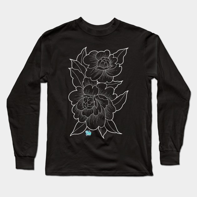 Peonies Long Sleeve T-Shirt by ColorMix Studios